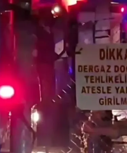 Düzce'deki yangında itfaiye eri yaralandı