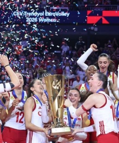 CEV Trendyol 2026 Avrupa Şampiyonası'nda kupa ve madalya sahiplerini buldu... Tarih yazdık