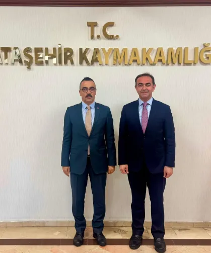 Kaymakam Eren Arslan, Keles ve Şavşat Belediye Başkanlarını ağırladı