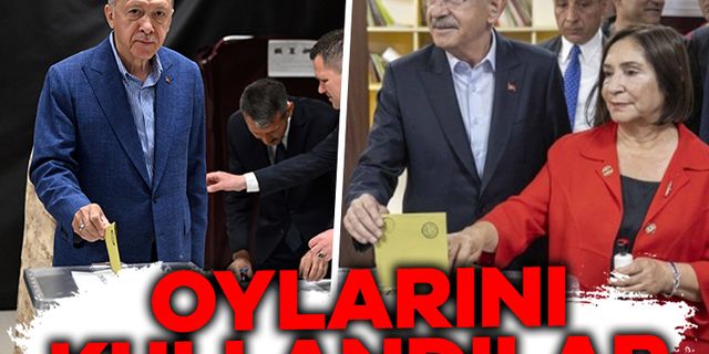 Liderler oylarını kullandı