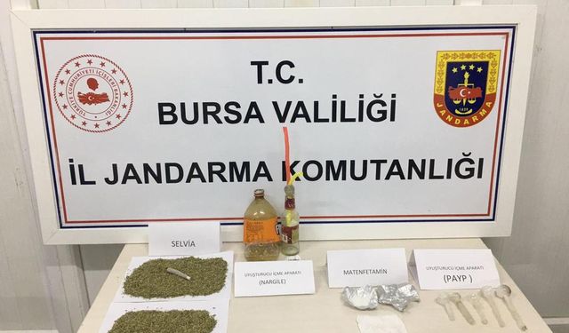 Bursa'da jandarmadan inegöl'de uyuşturucu operasyonu
