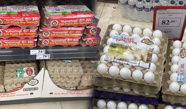 Yumurta fiyatları uçuyor
