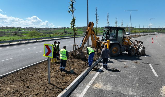 Hastane yolu açılışa hazırlanıyor