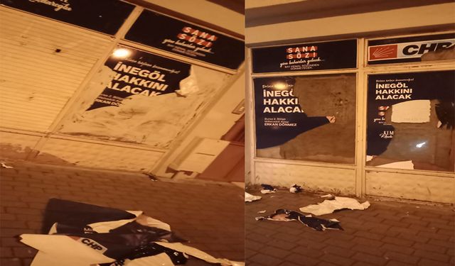 CHP'nin afiş ve bilboardlarına saldırı