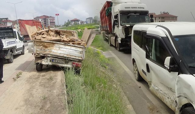 Alanyurt yolunda korkutan kaza 1 yaralı