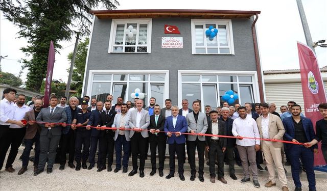 Yiğitköy Mahalle Konağı Törenle Açıldı