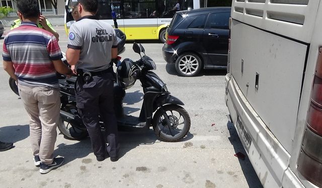 Çalınan motosikletini aldı dakikalar sonra kaza yaptı