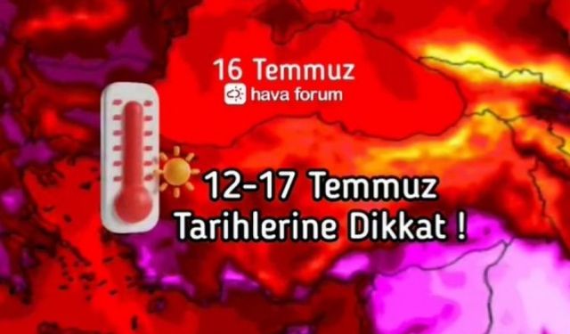 Afrika ve Basra'dan Türkiye'ye sıcak hava dalgası geliyor