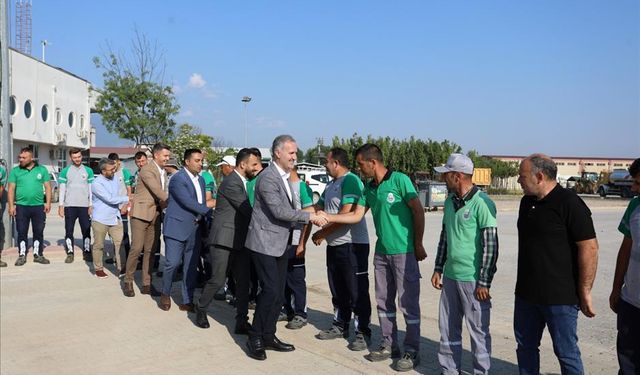 Başkan Taban Mesaiye Personelin Bayramını Kutlayarak Başladı