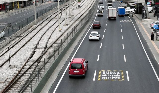 Ankara yolunda asfalt yenileme çalışmalarında bir etap daha tamamlandı