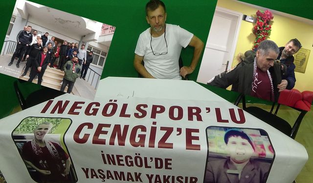 İnegölspor'lu Cengiz'e İnegöl'de Yaşamak Yakışır