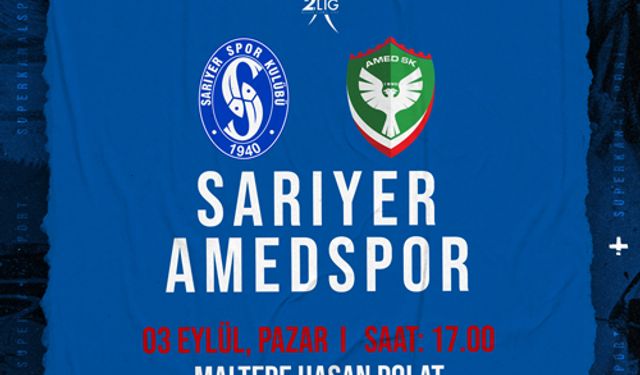 Sarıyer Amedspor maçı canlı izle