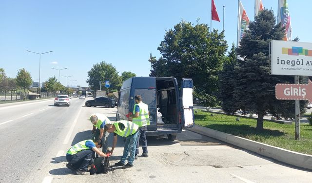 İnegöl altyapısı kışa hazırlanıyor