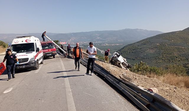 İznik'te feci kaza 1 ölü 1 ağır yaralı