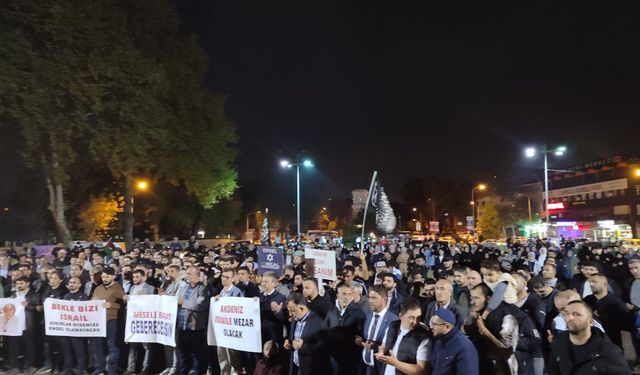 Anadolu Gençlik, Siyonist İsrail'in katliamları karşısında ayağa kalktı