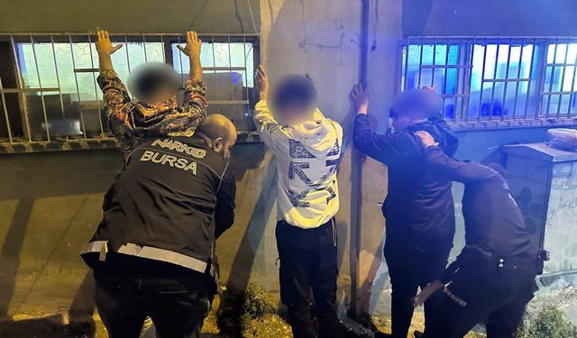 Bursa polisi göz açtırmıyor 14 kişi gözaltına alındı