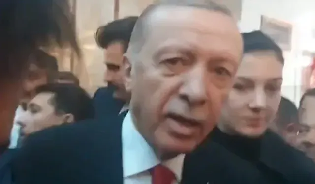 Cumhurbaşkanı Erdoğan, gazetecinin sorusuna sinirlendi: "Allah Allah lafa bak!"