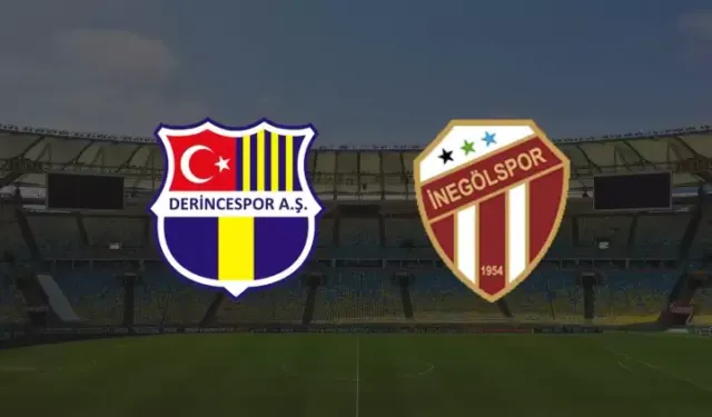 Derincespor  İnegölspor maçını canlı izle