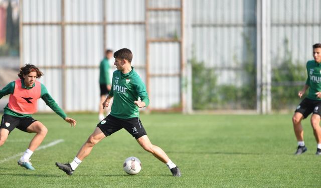 Bursaspor Kırklarelispor maçı hazırlıklarını tamamladı