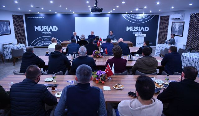 MÜSİAD Erdemli sohbetlerine devam ediyor