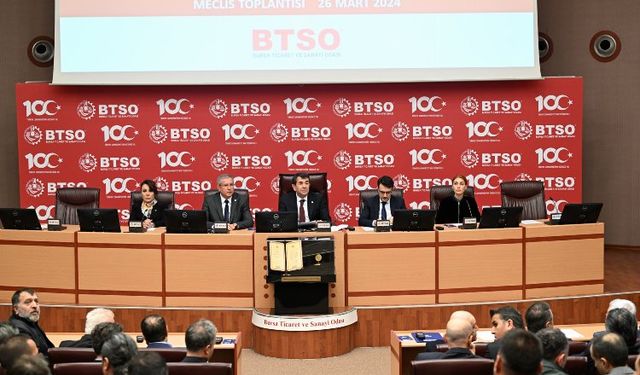 BTSO Mart Ayı Meclis Toplantısı gerçekleştirildi