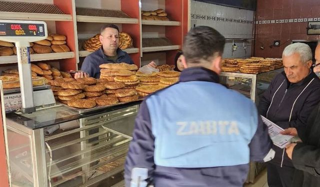 Zabıtadan fırınlara Ramazan denetimi