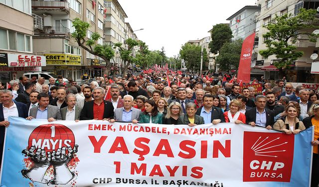 Bursa’da 1 Mayıs coşkusu