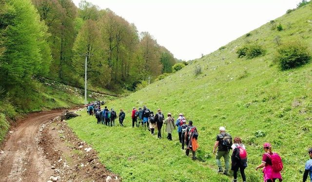 Doğa tutkunları Yörükyeri’nin eşsiz tabiatını keşfetti