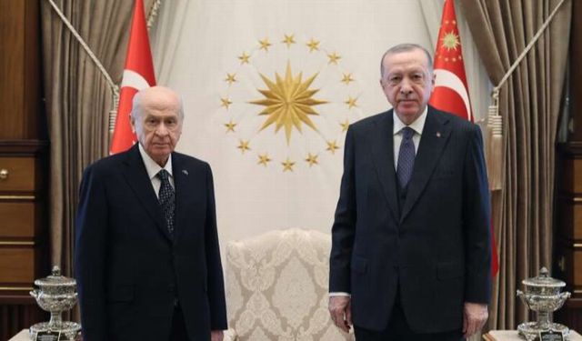 Erdoğan Bahçeli ile buluştu