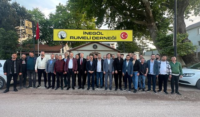 İnegöl'de Protokolden Rumeliler'e İade-İ Ziyaret