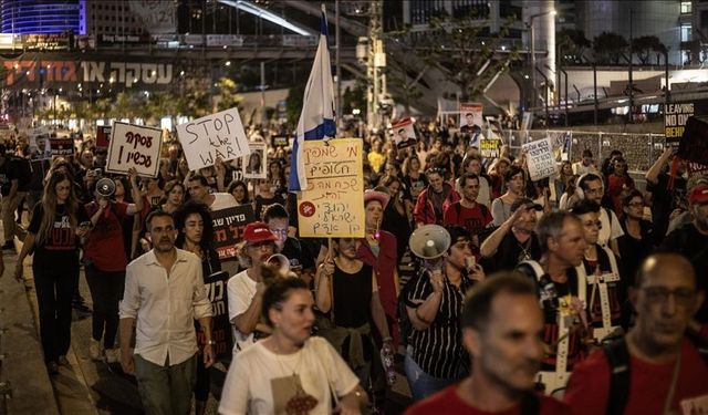 Tel Aviv sokaklarına huzur yok! Rejime ateşkes çağrısı...