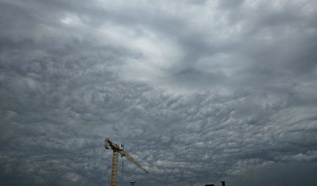 Bursa'da undulatus asperatus bulutları oluştu