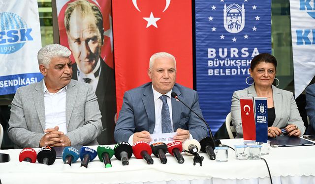 Büyükşehir’de davullu zurnalı toplu sözleşme sevinci