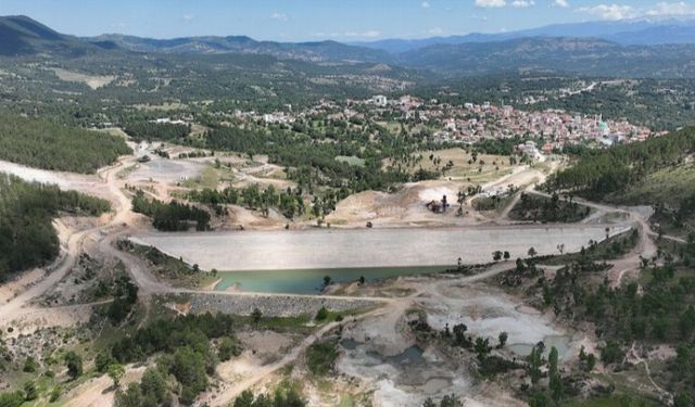 Bursa Büyükorhan'da Kocadere Göleti 850 bin metreküpü depolayacak