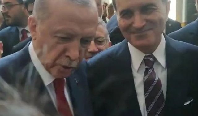 Erdoğan muhabirin ojelerini görünce şaşkına döndü!