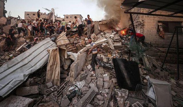 İşgalci İsrail'in Gazze Şeridi'ne saldırılarında son 48 saatte 120 Filistinli şehit oldu