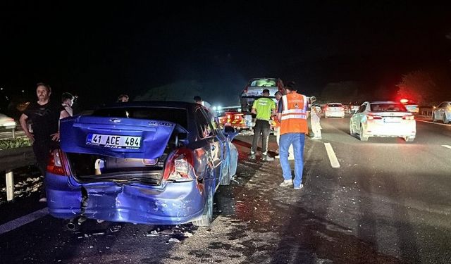 Anadolu Otoyolu'unda zincirleme kaza