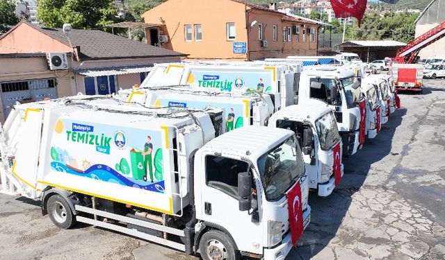 Mudanya’da temizlik filosu yeni araçlarla güçlendi