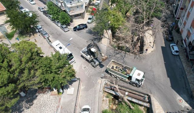 Tarihi dokuların güzergahında el işçiliğiyle temizlik yapıldı