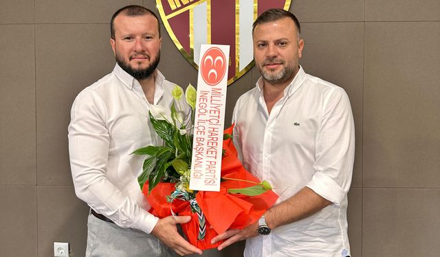 MHP İnegöl Teşkilatın'dan İnegölspor'a ziyaret