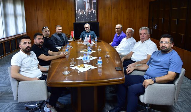 İnegölspor yönetimi OSB'yi ziyaret etti