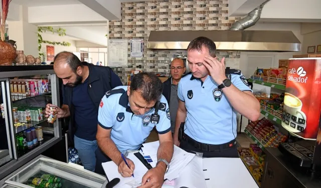 Bursa Osmangazi Zabıtası'ndan okul kantinlerine denetim