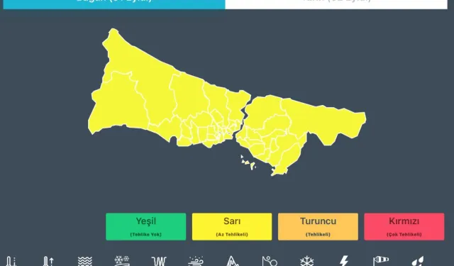 İstanbullulara meteorolojik yeni uyarı!