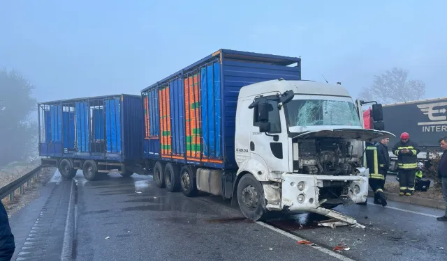 Manisa'da yağış ve sis kazaları beraberinde getirdi! Sürücüler uyarıldı!