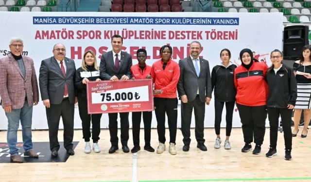 Manisa'dan amatör spor kulüplerine 4 milyon liralık destek