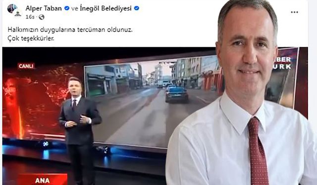 Belediye Başkanı Alper Taban'a tepki yağdı