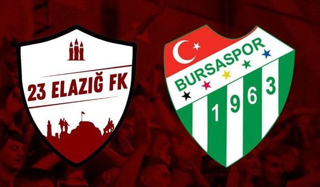 23 Elazığ FK Bursaspor maçını canlı izle