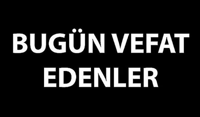 İnegöl’de Bugün Vefat Edenler | 17 Aralık 2024