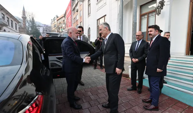 İçişleri Bakan Yardımcısı Bursa'da... Valilikte halef-selef buluşma