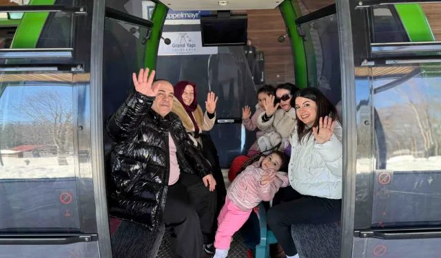 Kartepe Teleferiği’nde tatil yoğunluğu